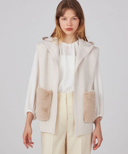 完売品 ballsey ウールポリエステルミラノリブ フーディジレ BALLSEY（ボールジィ）の「ウールポリエステルミラノリブ フーディジレ