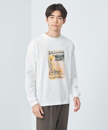 green label relaxing | ロートレック プリント ロンT 長袖 Tシャツ(Tシャツ/カットソー)