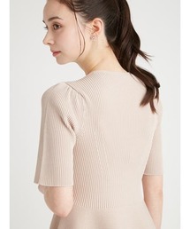 CELFORD（セルフォード）の「ニットドッキングタフタワンピース