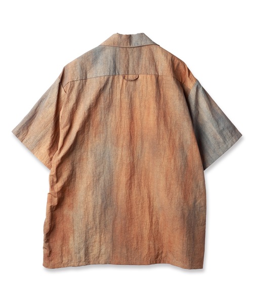 DYED NYLON OPEN COLLAR SHIRT S/S（シャツ/ブラウス）｜Jieda