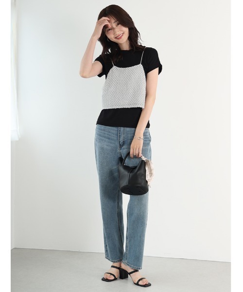 SET UP対応】オパールフリンジキャミソールビスチェ（キャミソール