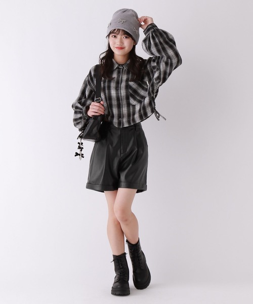 セール】フェイクレザーショートパンツ（その他パンツ）｜repipi