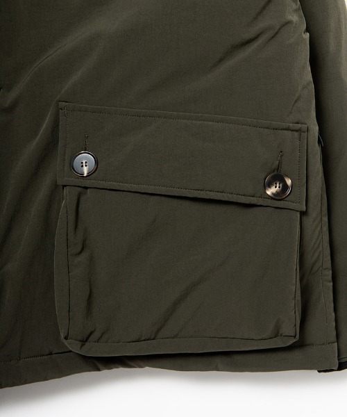 430(フォーサーティ)の「mj10166-HUNT DOWN JACKET ダウンジャケット(ダウンジャケット/コート・メンズ・ブラック/ダークネイビー/カーキ・0/1/2/3)」の14枚目の写真