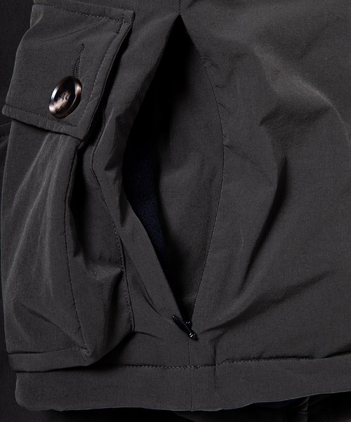 430(フォーサーティ)の「mj10166-HUNT DOWN JACKET ダウンジャケット(ダウンジャケット/コート・メンズ・ブラック/ダークネイビー/カーキ・0/1/2/3)」の20枚目の写真