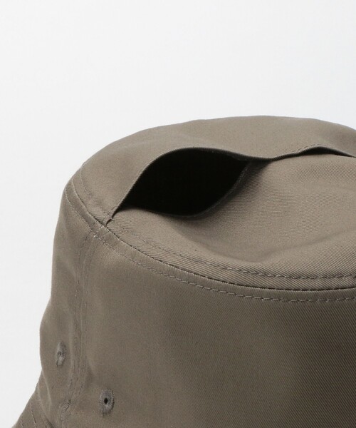 BEAUTY&YOUTH UNITED ARROWS（ビューティーアンドユースユナイテッドアローズ）の「ユーティリティ ロング バケット ハット -UV CARE・接触冷感-（ハット・メンズ・ブラック/オリーブ・FREE）」の4枚目の写真