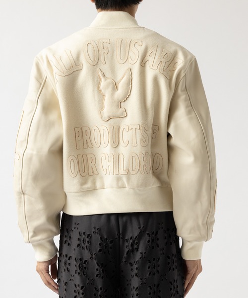 ジャケット・アウター MASU varsity jacket 46 MASU Masu Varsity Jacket BLACK _ FASCINATE Osaka Japan