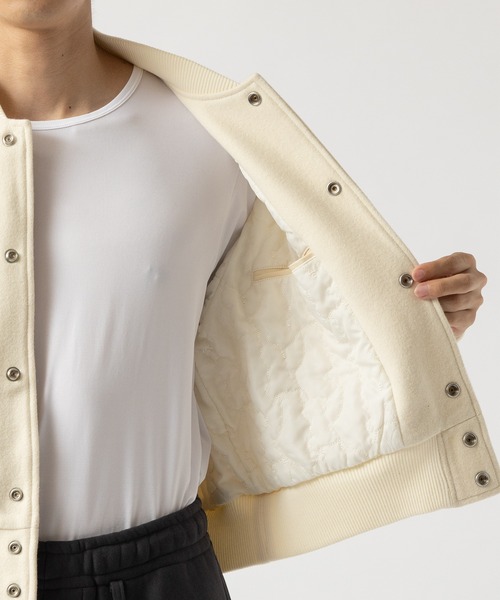 ジャケット・アウター MASU MASU VARSITY JACKET WHITE 44 MASU MASU VARSITY JACKET WHITE 44 - メルカリ