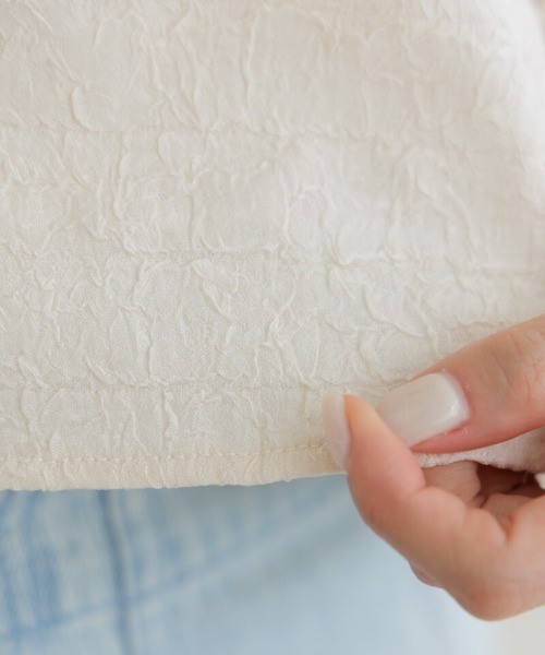 flower（フラワー）の「バタフライリボントップ（シャツ/ブラウス・レディース・ブラック/アイボリー・FREE）」の11枚目の写真