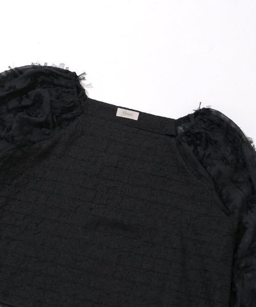 flower（フラワー）の「バタフライリボントップ（シャツ/ブラウス・レディース・ブラック/アイボリー・FREE）」の22枚目の写真