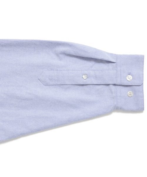 GLAZOS（グラソス）の「【大人向けサイズあり】オックスフォードボタンダウンシャツ（シャツ/ブラウス・キッズ・ブラック/ブルー/ホワイト・S/M/L/LL）」の9枚目の写真