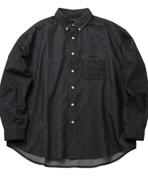 GLAZOS（グラソス）の「【大人向けサイズあり】オックスフォードボタンダウンシャツ（シャツ/ブラウス・キッズ・ブラック/ブルー/ホワイト・S/M/L/LL）」の14枚目の写真