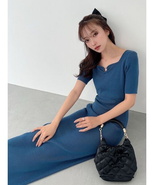 RESEXXY（リゼクシー）の「リボンデザインハンドバッグ（ハンドバッグ・レディース・シルバー/ブラック/その他1・FREE）」の7枚目の写真