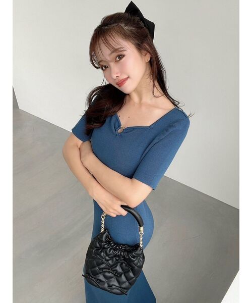 RESEXXY（リゼクシー）の「リボンデザインハンドバッグ（ハンドバッグ・レディース・シルバー/ブラック/その他1・FREE）」の8枚目の写真