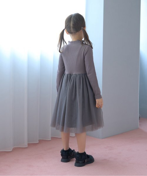 セール】チュールドッキングワンピース（ワンピース）｜Lycee mine