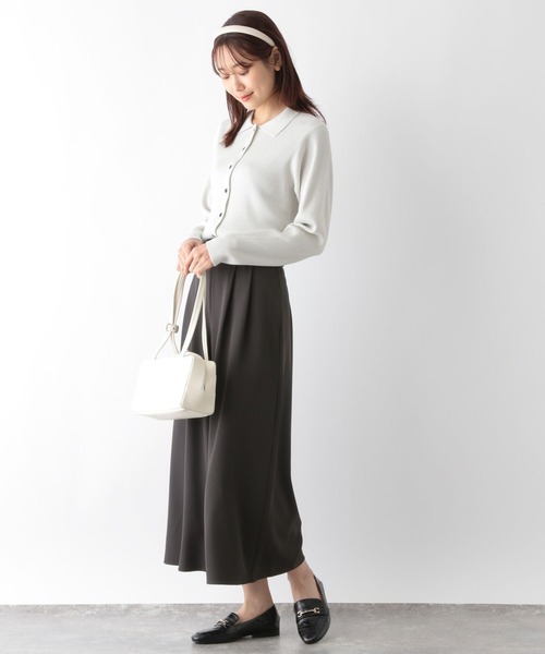 ミミエデン様 セール】リラックススマートフレアワイドパンツ/115661（その他