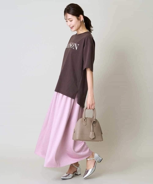 a.v.v（アーヴェヴェ）の「【洗える】落ち感ギャザースカンツ（その他パンツ・レディース・チャコールグレー/ピンク/ブラウン/ネイビー・34/38/36/40/42）」の8枚目の写真