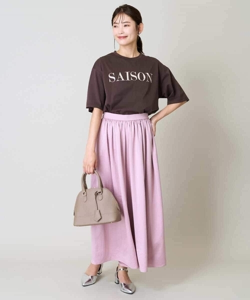 a.v.v（アーヴェヴェ）の「【洗える】落ち感ギャザースカンツ（その他パンツ・レディース・チャコールグレー/ピンク/ブラウン/ネイビー・34/38/36/40/42）」の11枚目の写真