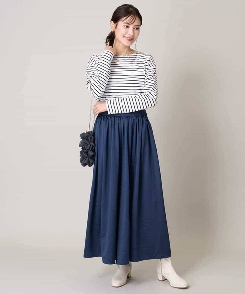 a.v.v（アーヴェヴェ）の「【洗える】落ち感ギャザースカンツ（その他パンツ・レディース・チャコールグレー/ピンク/ブラウン/ネイビー・34/38/36/40/42）」の16枚目の写真