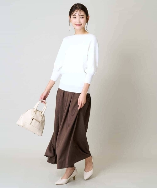 a.v.v（アーヴェヴェ）の「【洗える】落ち感ギャザースカンツ（その他パンツ・レディース・チャコールグレー/ピンク/ブラウン/ネイビー・34/38/36/40/42）」の20枚目の写真