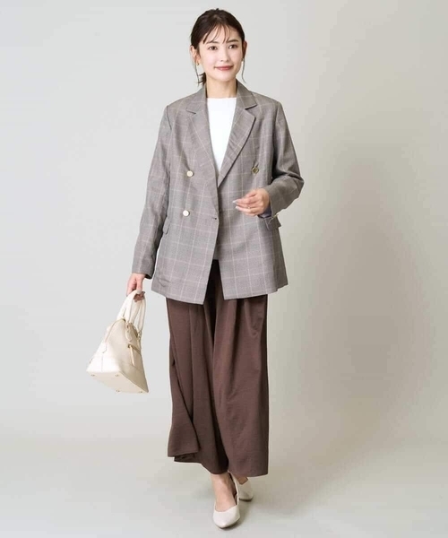 a.v.v（アーヴェヴェ）の「【洗える】落ち感ギャザースカンツ（その他パンツ・レディース・チャコールグレー/ピンク/ブラウン/ネイビー・34/38/36/40/42）」の22枚目の写真