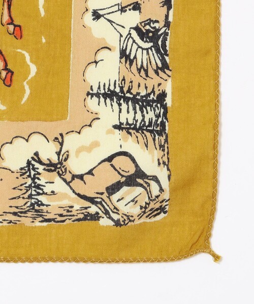 SHIPS(シップス)の「BINDU: PRINT BANDANA 24FW(バンダナ/スカーフ・メンズ・ベージュ/ネイビー/ライトグリーン/ブルー・ONE SIZE)」の6枚目の写真