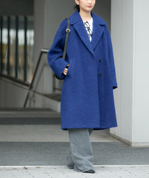 journal standard L'essage(ジャーナルスタンダードレサージュ)の「ループシャギーコート(その他アウター・レディース・ブラック/ベージュ/ブルー・FREE)」の18枚目の写真