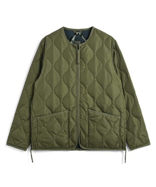 TAION(タイオン)】〈ユニセックス〉ミリタリー クルーネックWジップ