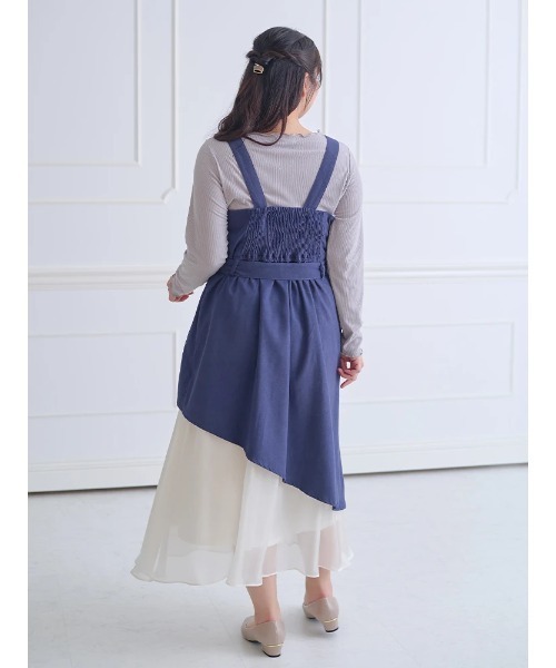 Re-J&SUPURE（リジェイアンドスプル）の「【大きいサイズ】針抜きリブロングTシャツ（Tシャツ/カットソー・レディース・オフホワイト/ライトグレー/ブラック・X-LARGE/XX-LARGE/XXX-LARGE）」の12枚目の写真