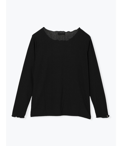 Re-J&SUPURE（リジェイアンドスプル）の「【大きいサイズ】針抜きリブロングTシャツ（Tシャツ/カットソー・レディース・オフホワイト/ライトグレー/ブラック・X-LARGE/XX-LARGE/XXX-LARGE）」の17枚目の写真