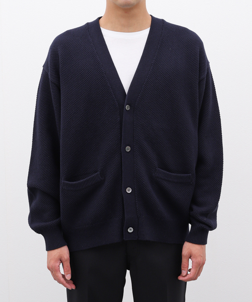 JOURNAL STANDARD（ジャーナルスタンダード）の「STILL AUTHENTIC コットンカシミヤカーディガン（カーディガン/ボレロ・メンズ・ネイビー/チャコールグレー/ブラウン系その他・LARGE/MEDIUM）」の3枚目の写真