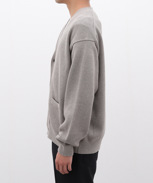 JOURNAL STANDARD（ジャーナルスタンダード）の「STILL AUTHENTIC コットンカシミヤカーディガン（カーディガン/ボレロ・メンズ・ネイビー/チャコールグレー/ブラウン系その他・LARGE/MEDIUM）」の6枚目の写真