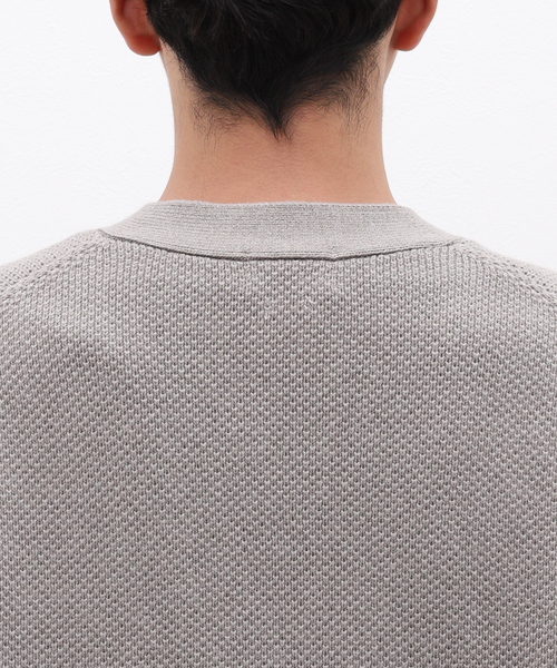 JOURNAL STANDARD（ジャーナルスタンダード）の「STILL AUTHENTIC コットンカシミヤカーディガン（カーディガン/ボレロ・メンズ・ネイビー/チャコールグレー/ブラウン系その他・LARGE/MEDIUM）」の9枚目の写真