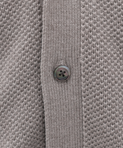 JOURNAL STANDARD（ジャーナルスタンダード）の「STILL AUTHENTIC コットンカシミヤカーディガン（カーディガン/ボレロ・メンズ・ネイビー/チャコールグレー/ブラウン系その他・LARGE/MEDIUM）」の12枚目の写真