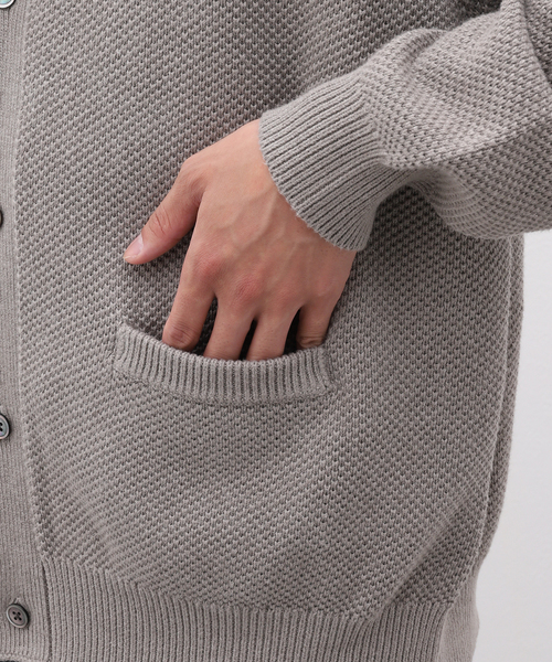 JOURNAL STANDARD（ジャーナルスタンダード）の「STILL AUTHENTIC コットンカシミヤカーディガン（カーディガン/ボレロ・メンズ・ネイビー/チャコールグレー/ブラウン系その他・LARGE/MEDIUM）」の13枚目の写真