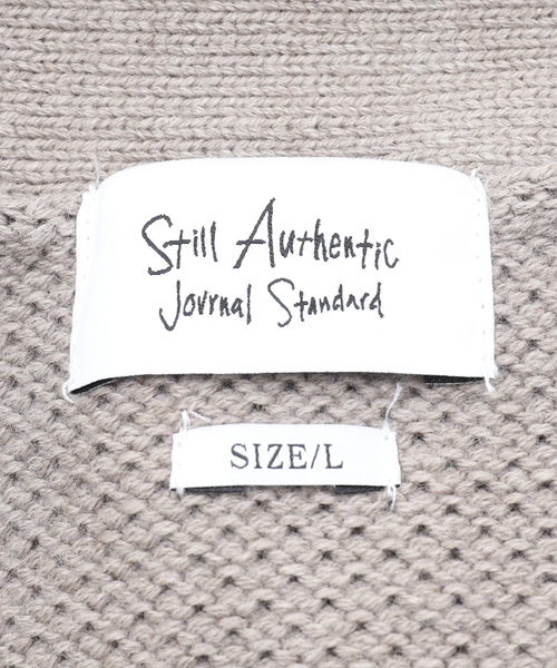 JOURNAL STANDARD（ジャーナルスタンダード）の「STILL AUTHENTIC コットンカシミヤカーディガン（カーディガン/ボレロ・メンズ・ネイビー/チャコールグレー/ブラウン系その他・LARGE/MEDIUM）」の15枚目の写真