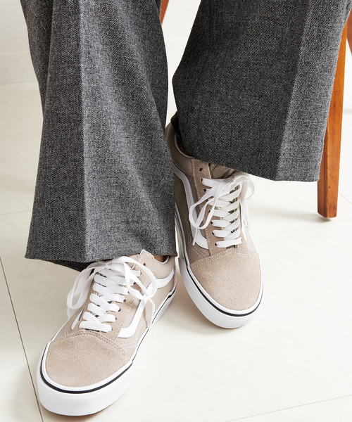 VANS(バンズ)の「VANS/バンズ Old Skool(その他シューズ・レディース・ベージュ/ブラック・22.5cm/23.5cm/24.5cm)」の11枚目の写真