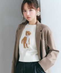 LILY BROWN | Lily Bearマフラーニットプルオーバー(ニット/セーター)