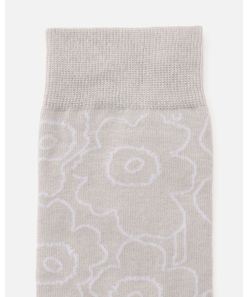 marimekko（マリメッコ）の「Kirmailla Piirto Unikko / socks（ソックス/靴下・メンズ・ブラック/ライトグレー・34/37/40）」の4枚目の写真
