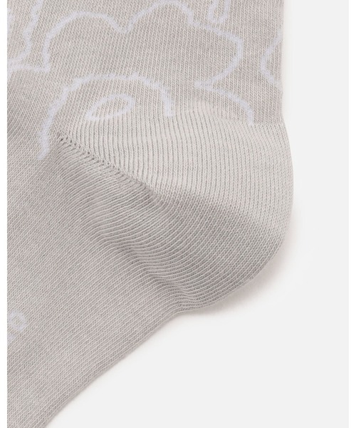 marimekko（マリメッコ）の「Kirmailla Piirto Unikko / socks（ソックス/靴下・メンズ・ブラック/ライトグレー・34/37/40）」の5枚目の写真