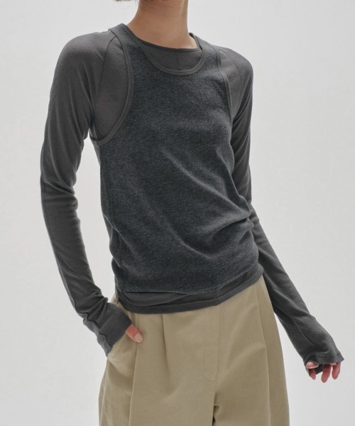 TODAYFUL（トゥデイフル）の「TODAYFUL Layered Sheer Long T