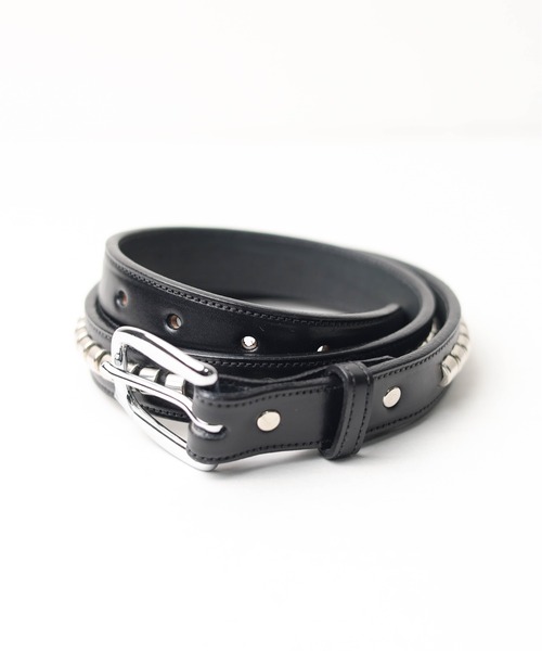 TORY LEATHER（トリーレザー）の「●TORY LEATHER●1" Bridle Leather Clincher Belt Featuring metal clinchers down the center（ベルト・レディース・ブラウン/ブラック・28inch/30inch/32inch）」の2枚目の写真