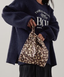 CIAOPANIC TYPY | カラビナ付きアソート柄プリントスパンコールBAG(トートバッグ)