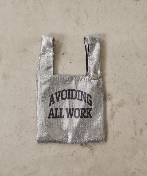 CIAOPANIC TYPY(チャオパニックティピー)の「カラビナ付きアソート柄プリントスパンコールBAG(トートバッグ・レディース・ブラウン/ブラック/シルバー/グレー・ONE SIZE)」の7枚目の写真