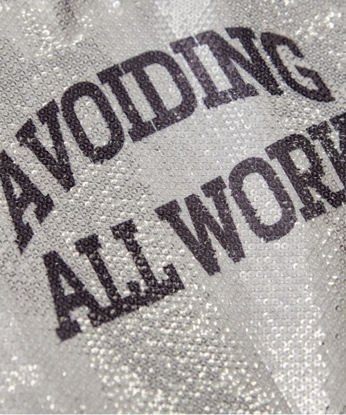 CIAOPANIC TYPY(チャオパニックティピー)の「カラビナ付きアソート柄プリントスパンコールBAG(トートバッグ・レディース・ブラウン/ブラック/シルバー/グレー・ONE SIZE)」の11枚目の写真