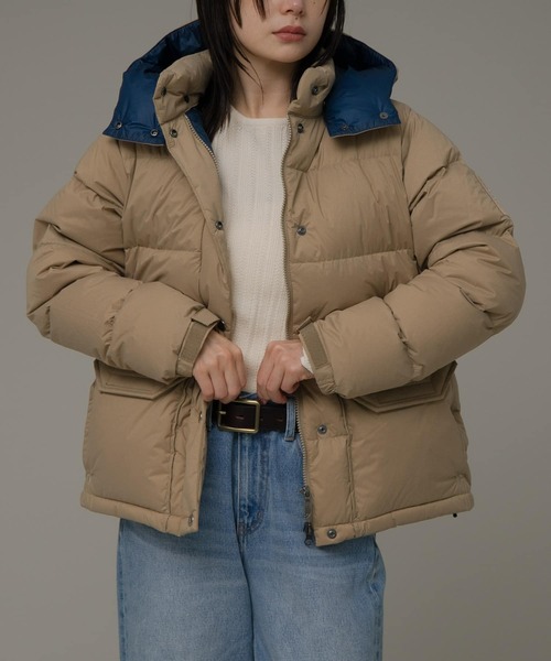 THE NORTH FACE（ザノースフェイス）の「THE NORTH FACE　CAMP SIERRA SHORT（ダウンジャケット/コート・レディース・ベージュ/ブラック・MEDIUM/LARGE）」の20枚目の写真