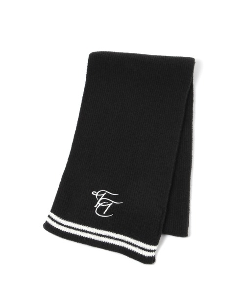 3.3 Field Trip （3.3フィールドトリップ）の「【UNISEX】3.3 Field Trip／リブロゴマフラー（マフラー・レディース・グレー/ブラック・0）」の2枚目の写真