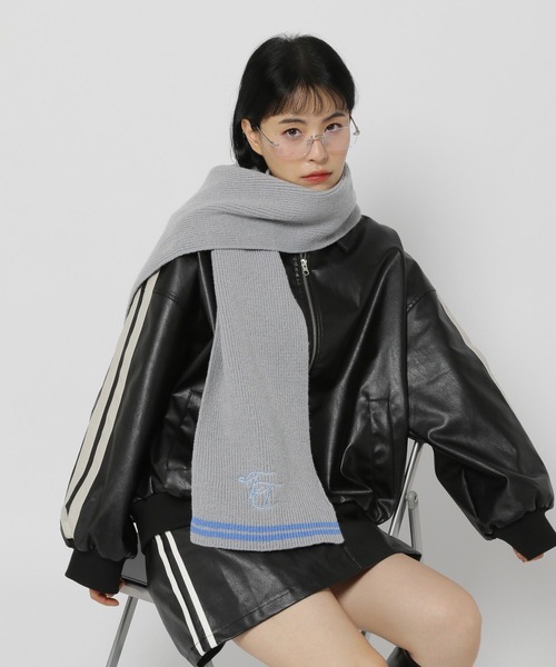 セール】【UNISEX】3.3 Field Trip／リブロゴマフラー（マフラー