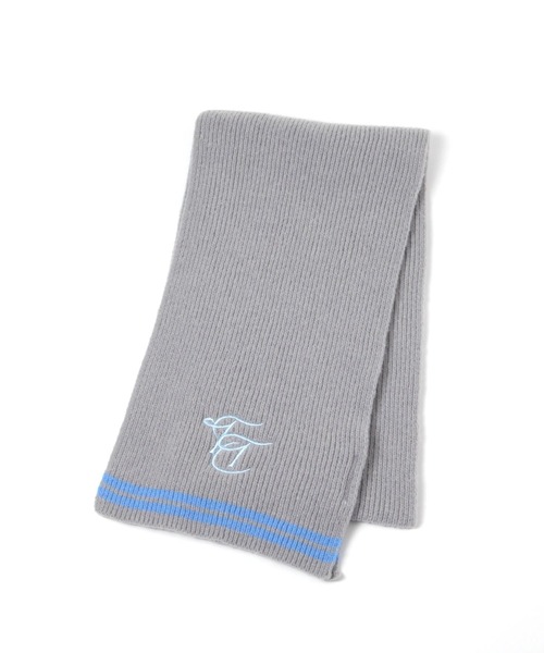 3.3 Field Trip （3.3フィールドトリップ）の「【UNISEX】3.3 Field Trip／リブロゴマフラー（マフラー・レディース・グレー/ブラック・0）」の5枚目の写真