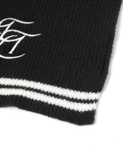 3.3 Field Trip （3.3フィールドトリップ）の「【UNISEX】3.3 Field Trip／リブロゴマフラー（マフラー・レディース・グレー/ブラック・0）」の9枚目の写真