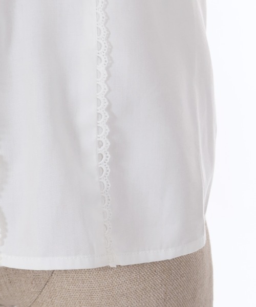 axes femme kawaii（アクシーズファムカワイイ）の「フラット衿ブラウス（シャツ/ブラウス・レディース・ブラック/グリーン/ホワイト・MEDIUM）」の14枚目の写真